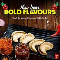 Jowar momo Chicken